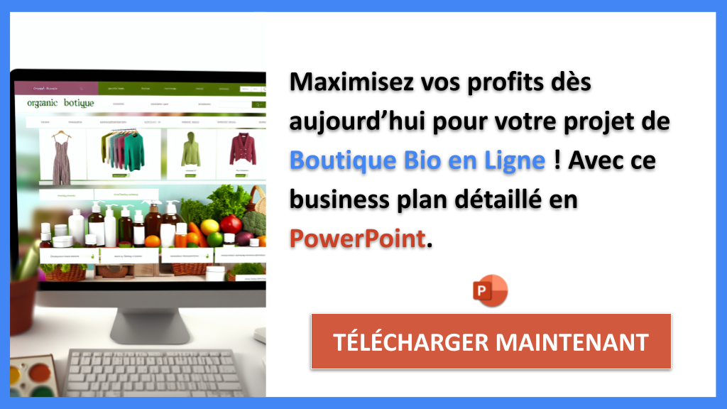 Exemple Business Plan pour Boutique Bio en Ligne - Boutique Bio en Ligne Revenus Rentabilité- CTA3