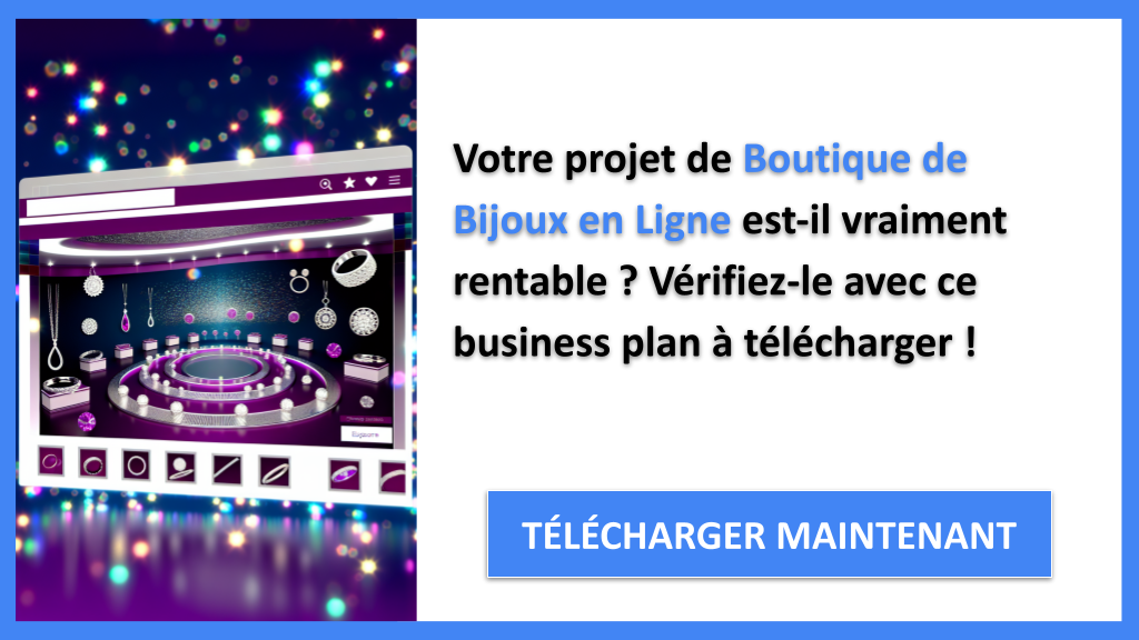 Exemple Business Plan pour Boutique de Bijoux en Ligne - Boutique de Bijoux en Ligne Revenus Rentabilité- CTA1
