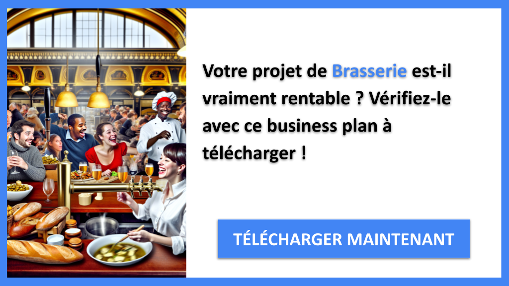 Exemple Business Plan pour Brasserie - Brasserie Revenus Rentabilité- CTA1