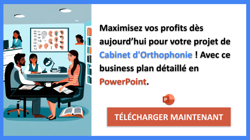 Exemple Business Plan pour Cabinet d'Orthophonie - Cabinet d'Orthophonie Revenus Rentabilité- CTA3