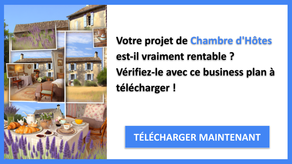 Exemple Business Plan pour Chambre d'Hôtes - Chambre d'Hôtes Revenus Rentabilité- CTA1
