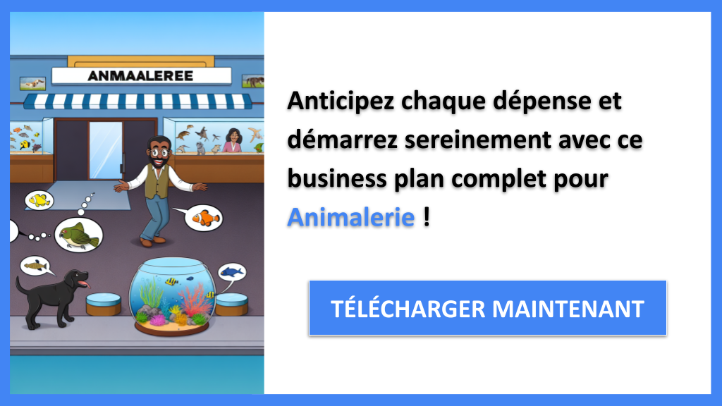 Exemple Business Plan pour Animalerie - Coût de planification d'une Animalerie- CTA3