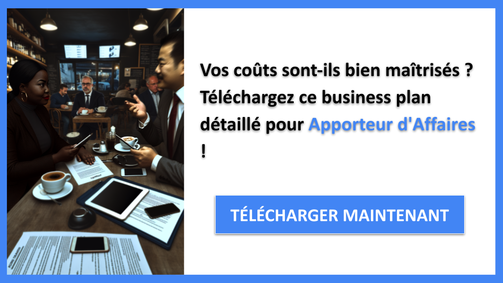 Exemple Business Plan pour Apporteur d'Affaires - Coût de création d'une activité d'Apporteur d'Affaires- CTA1