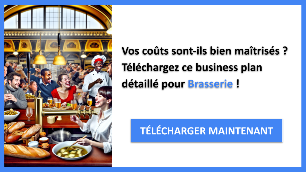 Exemple Business Plan pour Brasserie - Coût de conception d'une Brasserie- CTA1
