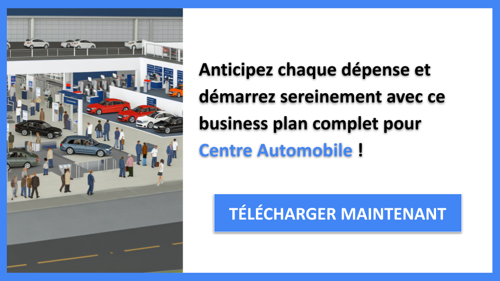 Combien coûte la planification d'un Centre Automobile ? 8 Exemple Business Plan pour Centre Automobile - Coût de planification d'un Centre Automobile- CTA3