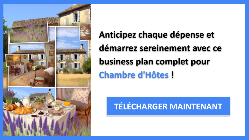 Exemple Business Plan pour Chambre d'Hôtes - Coût de réalisation d'une Chambre d'Hôtes- CTA3