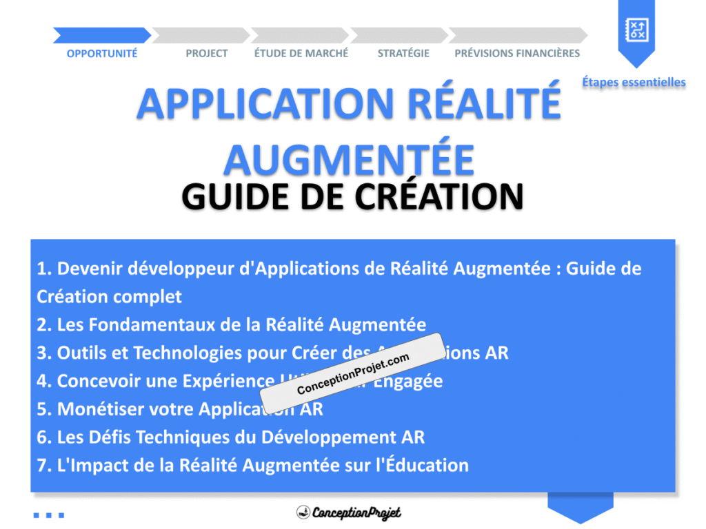 Application Realite Augmentee Guide de Creation Cover