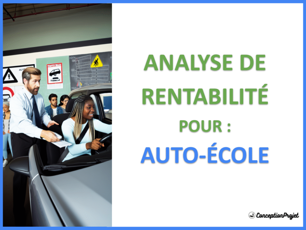 Auto Ecole Revenus Rentabilite Cover