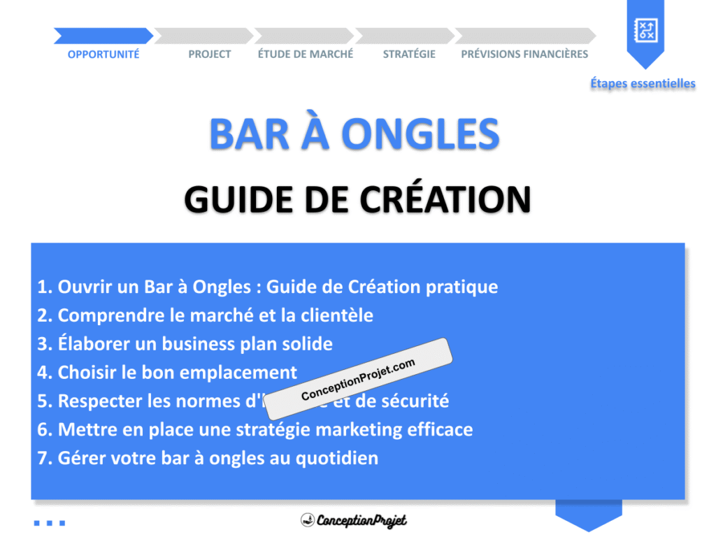 Bar a Ongles Guide de Creation Cover