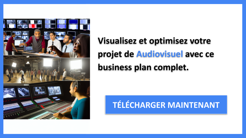 Business Model Canvas pour Audiovisuel : Méthodes Innovantes 8 Exemple Business Plan pour Audiovisuel - Audiovisuel Business Model Canvas- CTA3