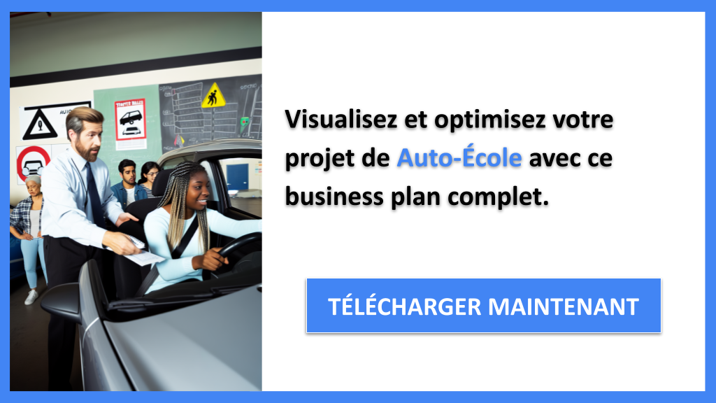 Exemple Business Plan pour Auto-École - Auto-École Business Model Canvas- CTA3