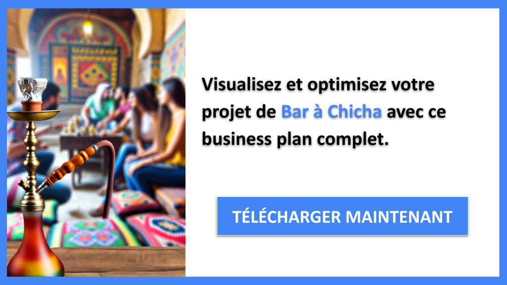 Exemple Business Plan pour Bar à Chicha - Bar à Chicha Business Model Canvas- CTA3