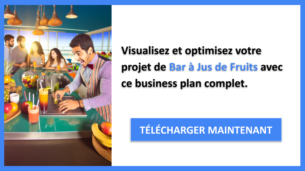 Exemple Business Plan pour Bar à Jus de Fruits - Bar à Jus de Fruits Business Model Canvas- CTA3