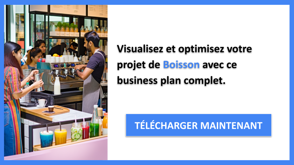 Exemple Business Plan pour Boisson - Boisson Business Model Canvas- CTA3
