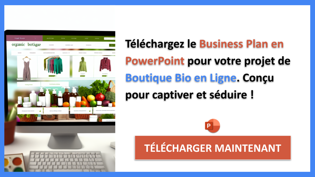 Business Model Canvas pour Boutique Bio en Ligne : Étapes à Suivre 7 Exemple Business Plan pour Boutique Bio en Ligne - Boutique Bio en Ligne Business Model Canvas- CTA2