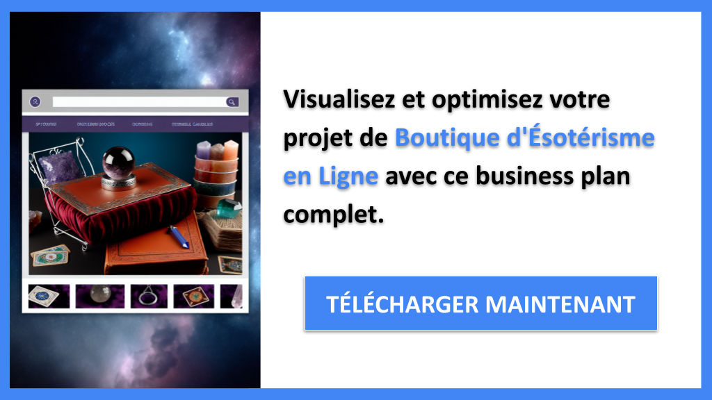 Exemple Business Plan pour Boutique d'Ésotérisme en Ligne - Boutique d'Ésotérisme en Ligne Business Model Canvas- CTA3