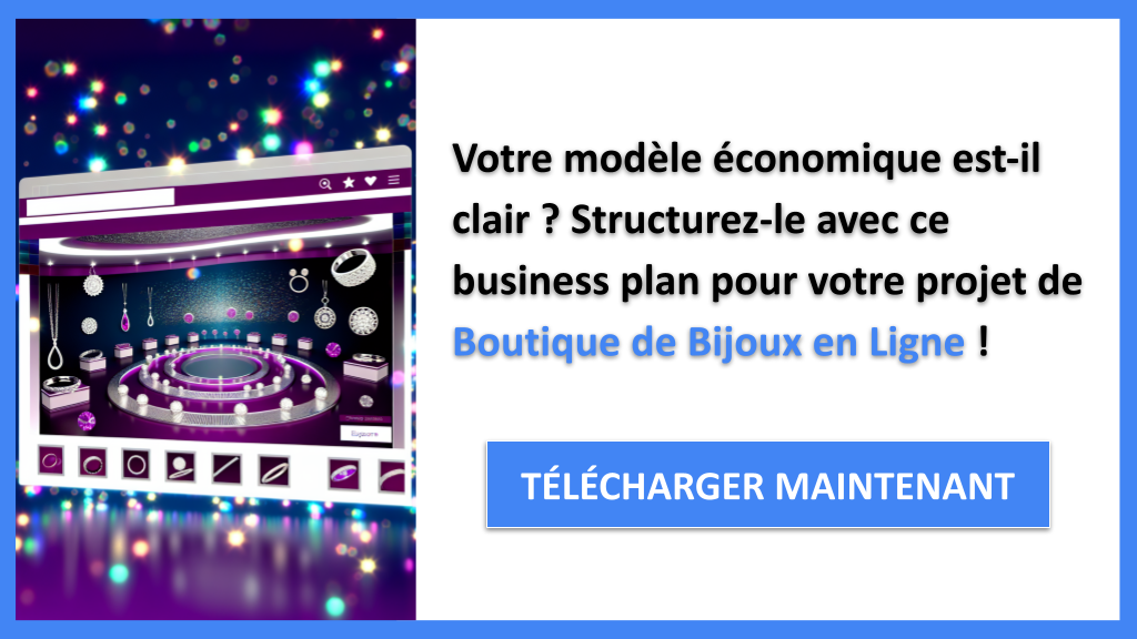 Exemple Business Plan pour Boutique de Bijoux en Ligne - Boutique de Bijoux en Ligne Business Model Canvas- CTA1