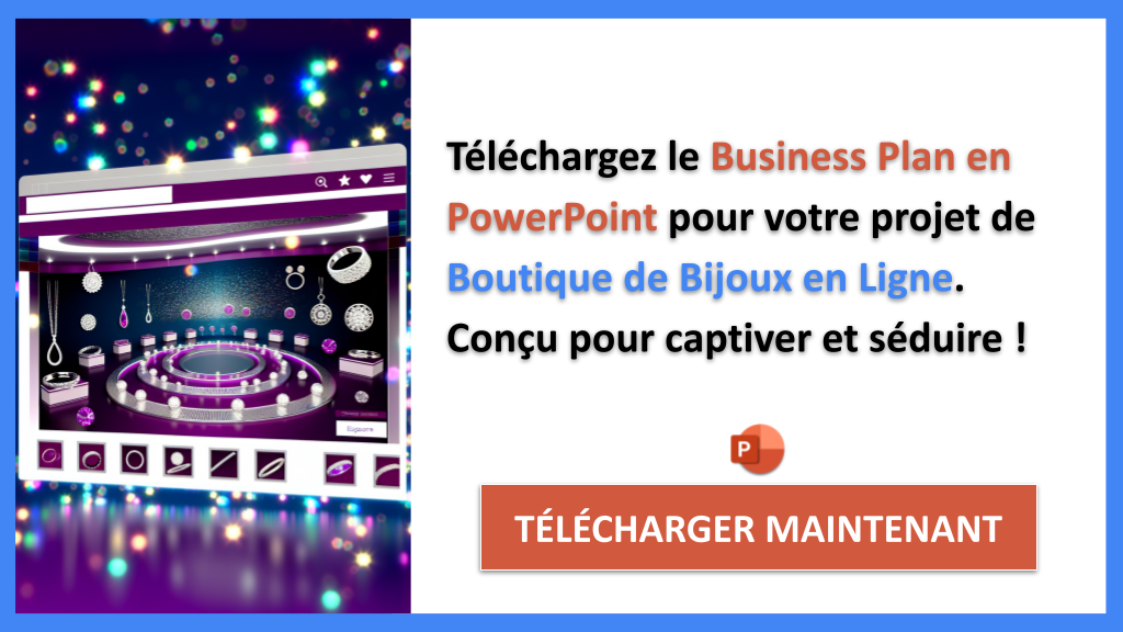 Exemple Business Plan pour Boutique de Bijoux en Ligne - Boutique de Bijoux en Ligne Business Model Canvas- CTA2