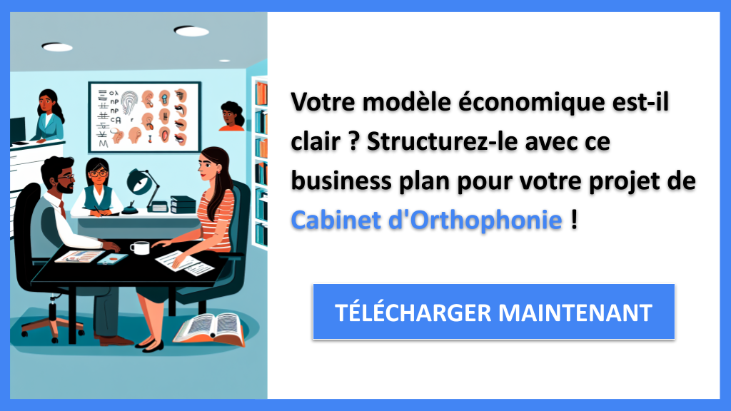 Exemple Business Plan pour Cabinet d'Orthophonie - Cabinet d'Orthophonie Business Model Canvas- CTA1