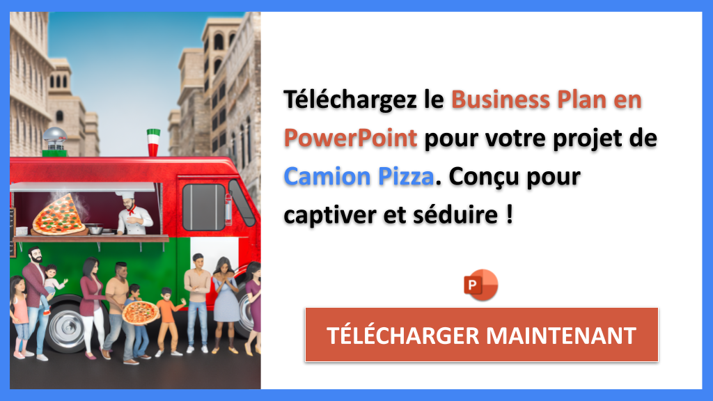 Exemple Business Plan pour Camion Pizza - Camion Pizza Business Model Canvas- CTA2