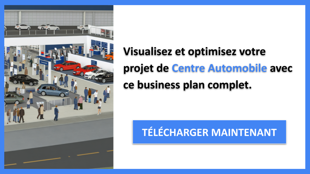 Exemple Business Plan pour Centre Automobile - Centre Automobile Business Model Canvas- CTA3