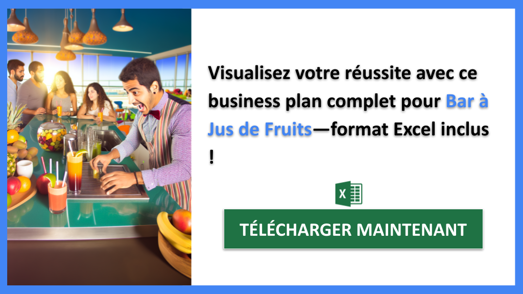 Exemple Business Plan pour Bar à Jus de Fruits - Bar à Jus de Fruits Business Plan Exemple- CTA3