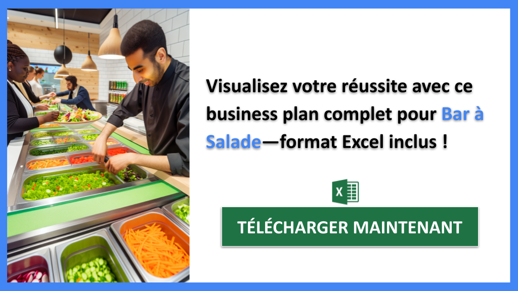 Exemple Business Plan pour Bar à Salade - Bar à Salade Business Plan Exemple- CTA3
