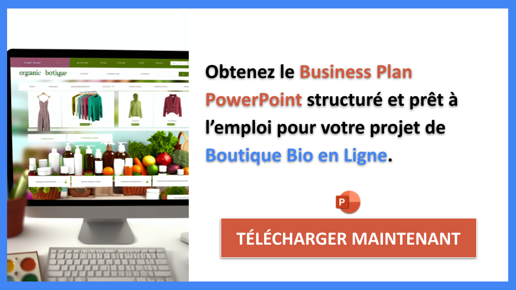 Exemple Business Plan pour Boutique Bio en Ligne - Boutique Bio en Ligne Business Plan Exemple- CTA2