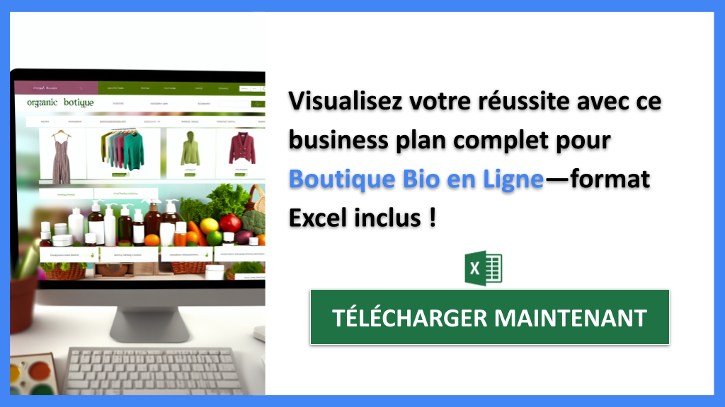 Exemple Business Plan pour Boutique Bio en Ligne - Boutique Bio en Ligne Business Plan Exemple- CTA3