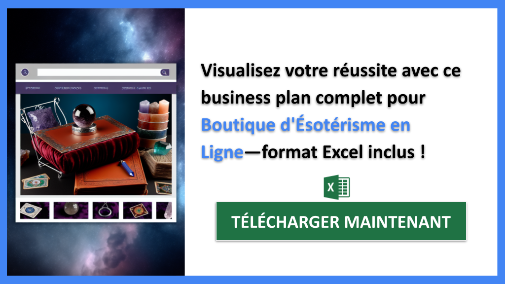 Exemple Business Plan pour Boutique d'Ésotérisme en Ligne - Boutique d'Ésotérisme en Ligne Business Plan Exemple- CTA3