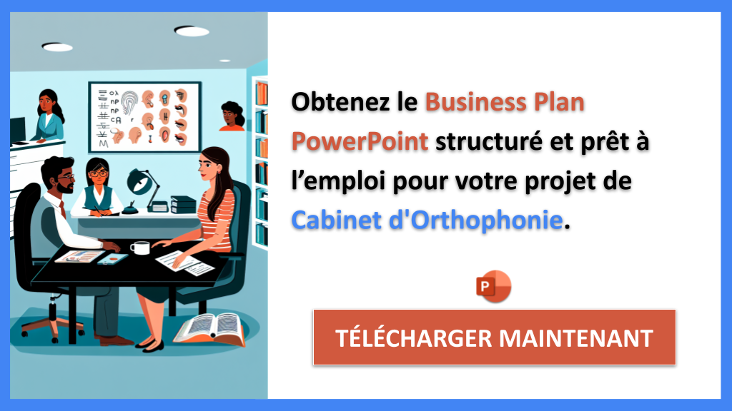 Exemple Business Plan pour Cabinet d'Orthophonie - Cabinet d'Orthophonie Business Plan Exemple- CTA2