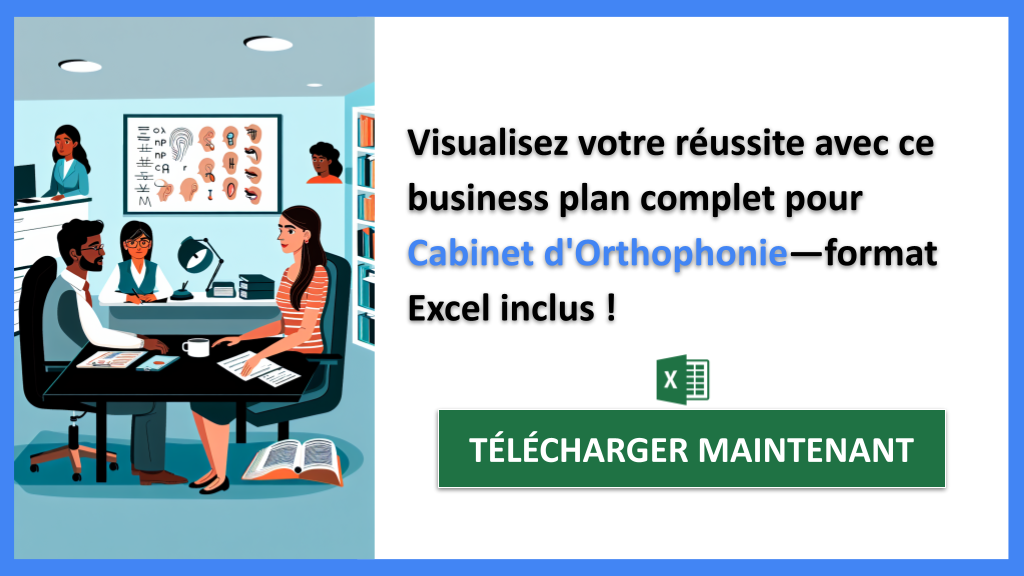 Exemple Business Plan pour Cabinet d'Orthophonie - Cabinet d'Orthophonie Business Plan Exemple- CTA3