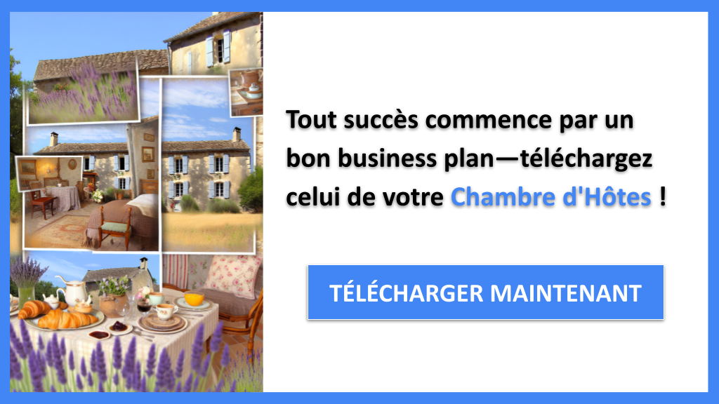 Exemple Business Plan pour Chambre d'Hôtes - Chambre d'Hôtes Business Plan Exemple- CTA1
