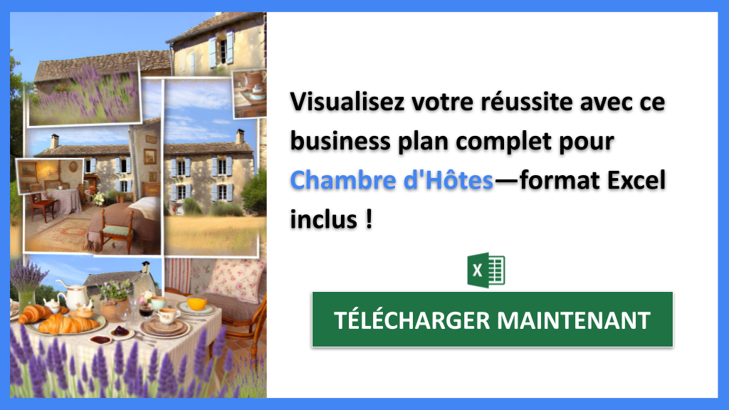 Exemple Business Plan pour Chambre d'Hôtes - Chambre d'Hôtes Business Plan Exemple- CTA3