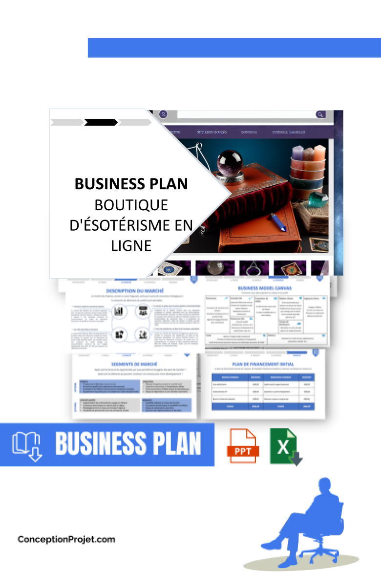 Business Plan pour Boutique d'Ésotérisme en Ligne - Étude Juridique Boutique d'Esotérisme en Ligne