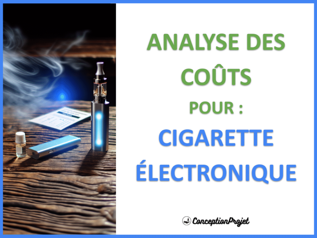 Cout de conception d un commerce de Cigarette Electronique Cover