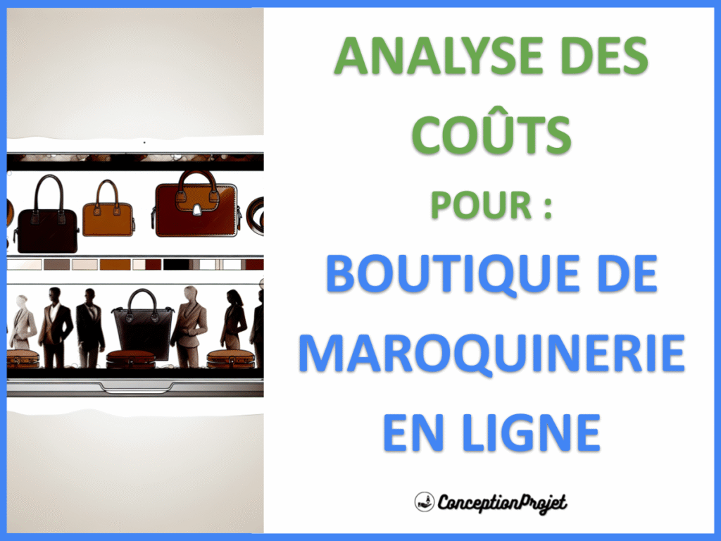 Cout de creation d une Boutique de Maroquinerie en Ligne Cover