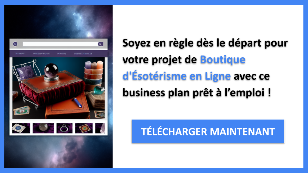 Exemple Business Plan pour Boutique d'Ésotérisme en Ligne - Étude Juridique Boutique d'Esotérisme en Ligne- CTA3