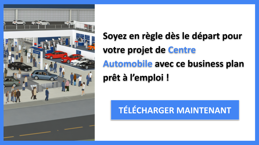 Exemple Business Plan pour Centre Automobile - Étude Juridique Centre Automobile- CTA3
