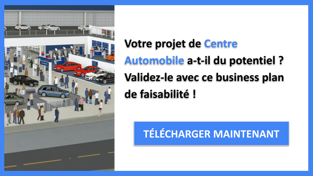 Exemple Business Plan pour Centre Automobile - Étude Faisabilité Centre Automobile- CTA1