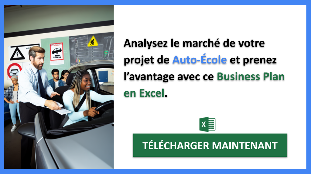 Exemple Business Plan pour Auto-École - Étude de la Concurrence Auto-École- CTA2