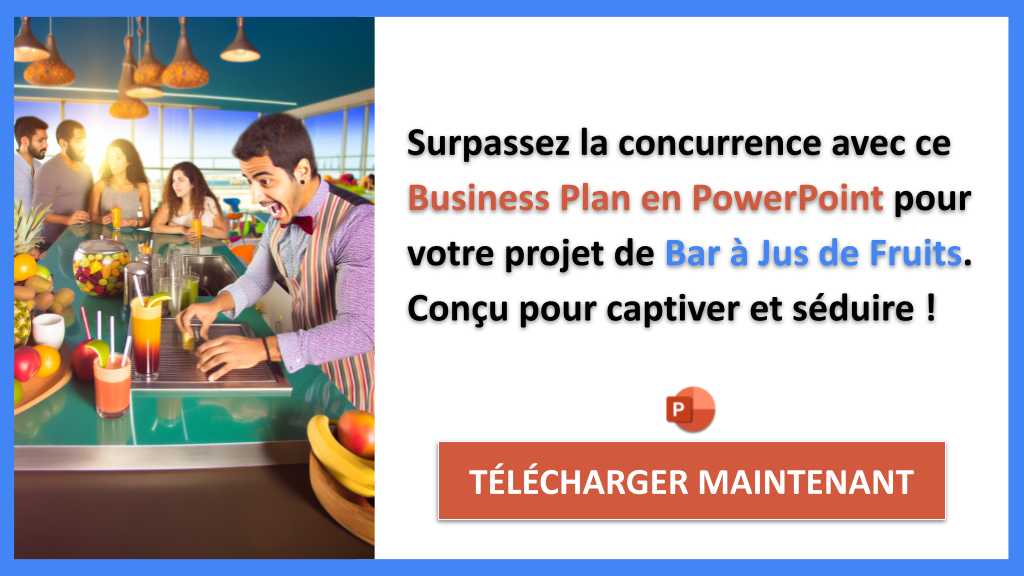 Analyse Approfondie de l'Étude de la Concurrence Exemple de Bar à Jus de Fruits 8 Exemple Business Plan pour Bar à Jus de Fruits - Étude de la Concurrence Bar à Jus de Fruits- CTA3
