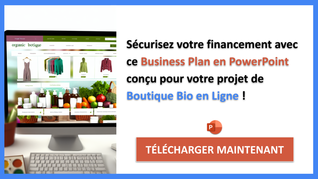 Exemple Business Plan pour Boutique Bio en Ligne - Financement Boutique Bio en Ligne- CTA3