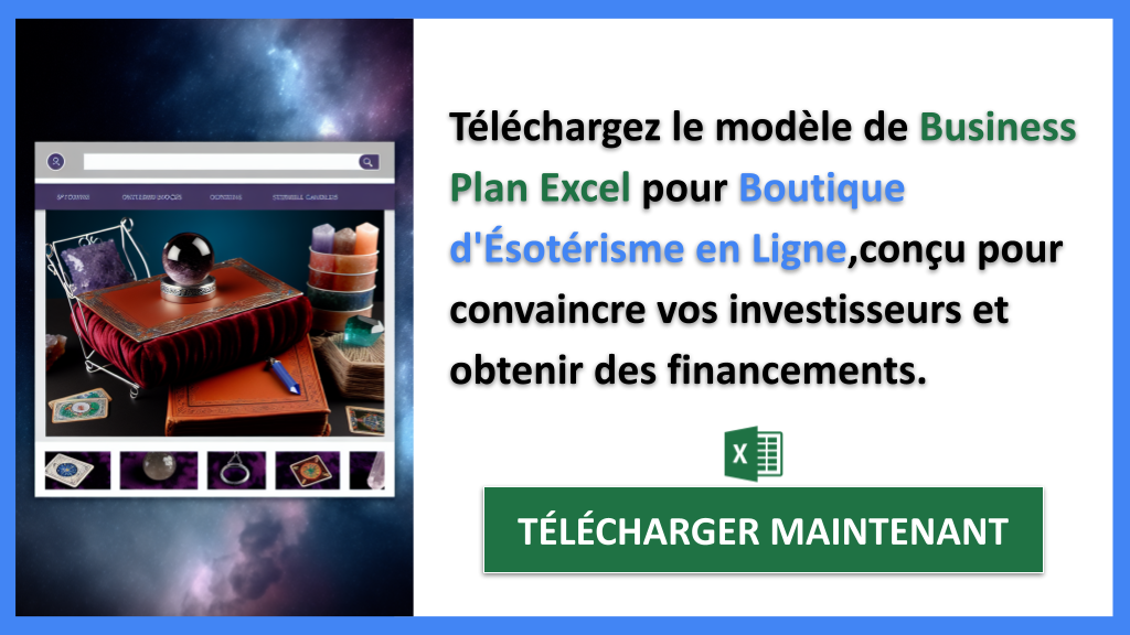 Exemple Business Plan pour Boutique d'Ésotérisme en Ligne - Financement Boutique d'Ésotérisme en Ligne- CTA2