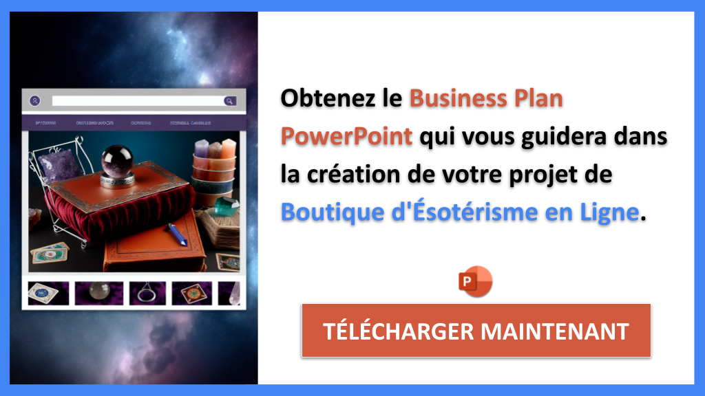 Exemple Business Plan pour Boutique d'Ésotérisme en Ligne - Boutique d'Ésotérisme en Ligne Guide de Création- CTA2