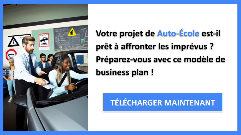Exemple Business Plan pour Auto-École - Gestion des Risques Auto-École- CTA1