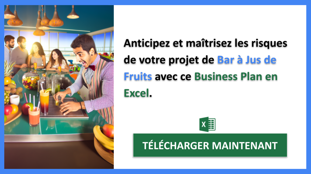Exemple Business Plan pour Bar à Jus de Fruits - Gestion des Risques Bar à Jus de Fruits- CTA2