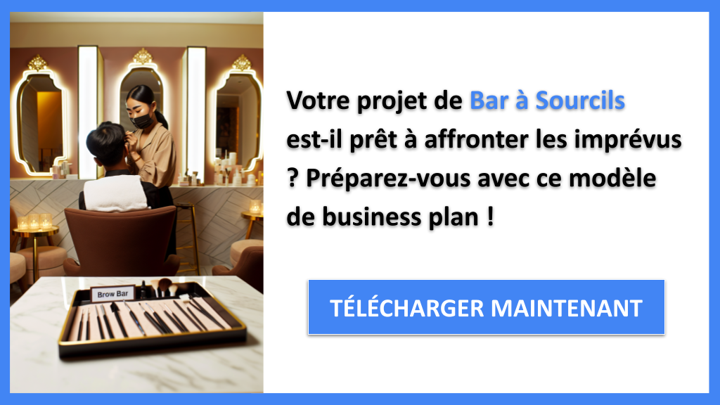 Exemple Business Plan pour Bar à Sourcils - Gestion des Risques Bar à Sourcils- CTA1