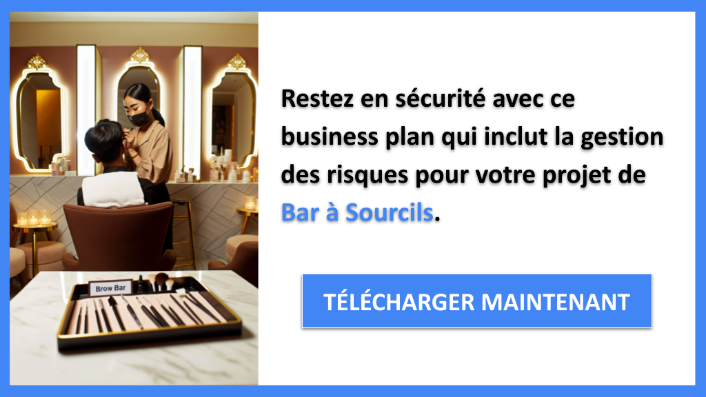 Exemple Business Plan pour Bar à Sourcils - Gestion des Risques Bar à Sourcils- CTA3
