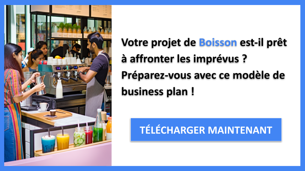 Exemple Business Plan pour Boisson - Gestion des Risques Boisson- CTA1